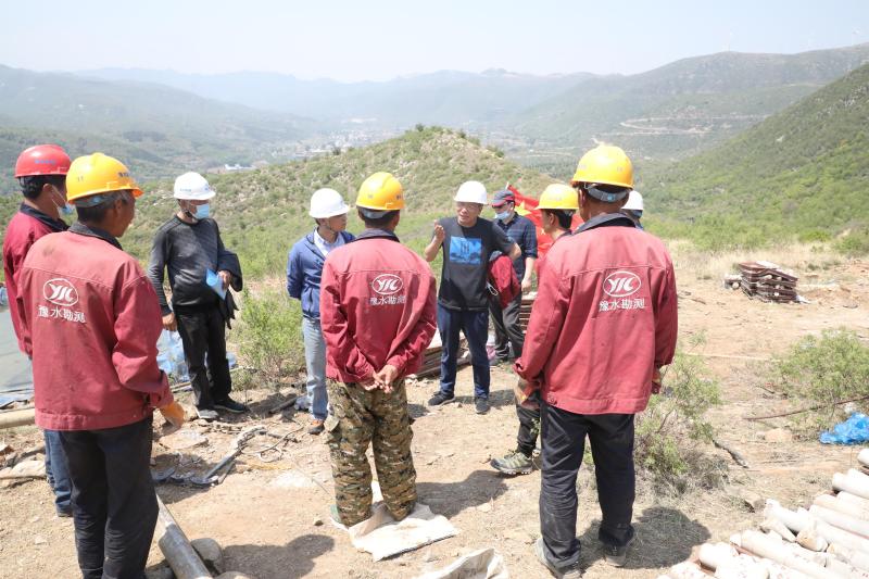 公司領導到鶴壁市魚泉水庫現場檢查指導